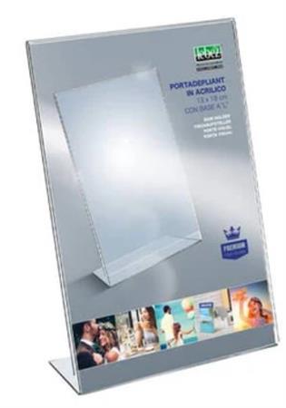 LEBEZ PORTADEPLIANT ACRILICO BASE A L FORMATO 13X18CM 7045