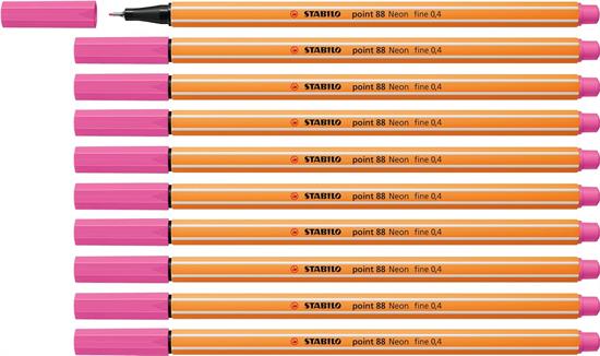 PENNARELLI STABILO POINT 88 NEON ROSA       88/056