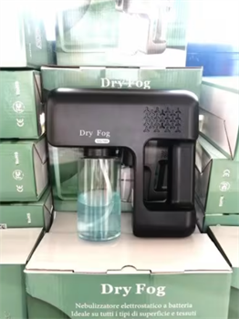 DRY FOG NEBULIZZATORE ELETTROSTATICO A BATTERIE AL LITIO   207VG