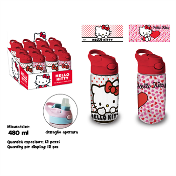 BORRACCIA TRASPARENTE HELLO KITTY   H12157