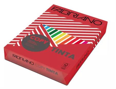 CARTA COLORATA FABRIANO A4 80GR.ROSSO    74521297