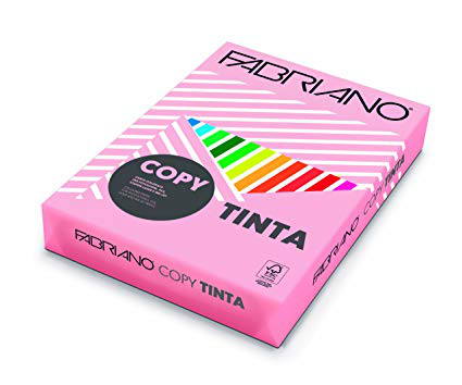 CARTA COLORATA FABRIANO A4 80GR. ROSA       75321297