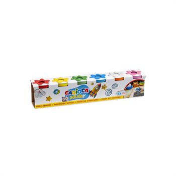 PASTA PER MODELLARE CARIOCA DOUGHY 6X110GR    42179