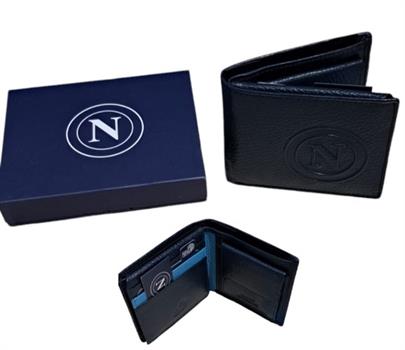 PORTAFOGLIO SLIM IN PELLE SSC NAPOLI 123607