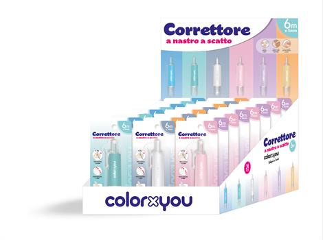 CORRETTORE NASTRO COLORXYOU PENNA 24PZ    11180