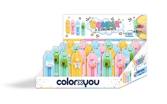 GOMMA SCORRIMENTO COLORXYOU TOPQUALITY 24PZ          11170