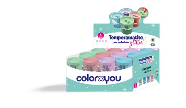 TEMPERAMATITE COLORXYOU TOQUALITY GLITTER 24PZ      11179