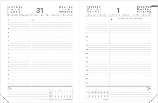 AGENDA ABP2 12X17 NERO   51042Q