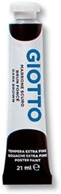 TUBETTI TEMPERA GIOTTO 12 ML MARRONE SCURO          352023
