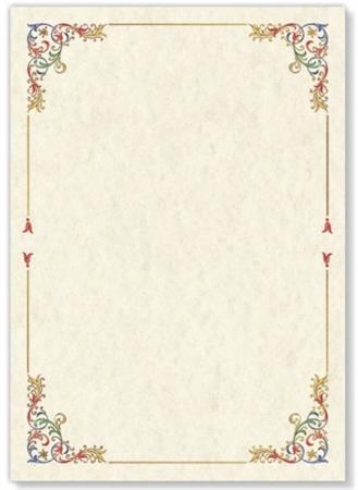 DIPLOMA PERGAMENA A4 LA LEONARDINA  1920-3