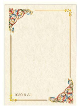 DIPLOMI PERGAMENA MAGNA CHARTA A4   160GR     1920-6