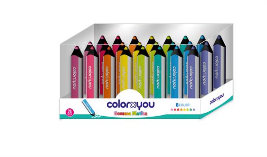 GOMMA MATITA COLORXYOU TOPQUALITY 24PZ       11178