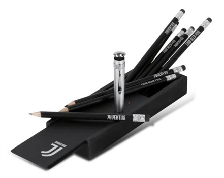 SET MATITE SCATOLO LEGNO JUVENTUS JU1464