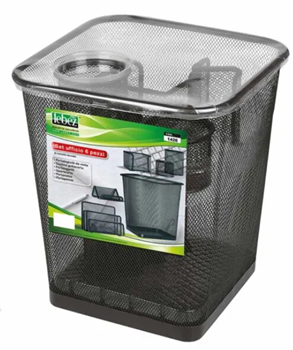 SET SCRIVANIA IN RETE 6 PEZZI NERO 1426