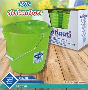 FATIGATI SECCHIO CON STRIZZATORE 12LT     25915