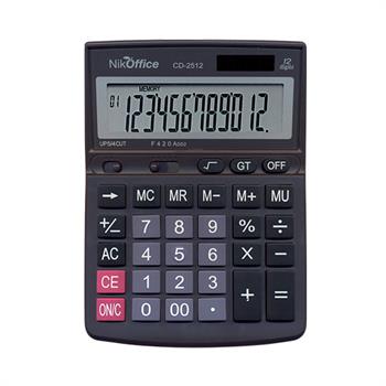 CALCOLATRICE DA TAVOLO 12C   08NIK006 CD-2512