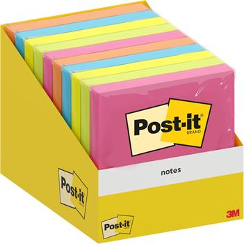 POST-IT COLOR 76X76 6820-COL-W10