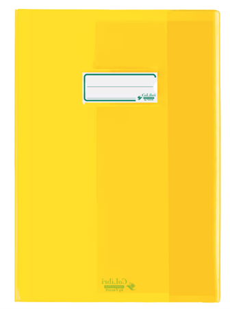 COPRIMAXI COLIBRI GIALLO TRASPARENTE A4 130MY        400174466