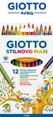 PASTELLI GIOTTO STILNOVO MAXI DA 12        225900