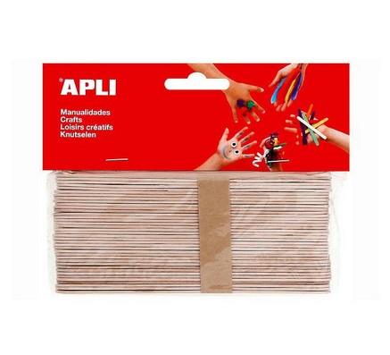 BASTONCINI IN LEGNO 40PZ 15X18MM APLI 13268