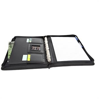PORTABLOCCO CHIUSURA A ZIP E ANELLI INTERNI BLU/BLU      37NIK107