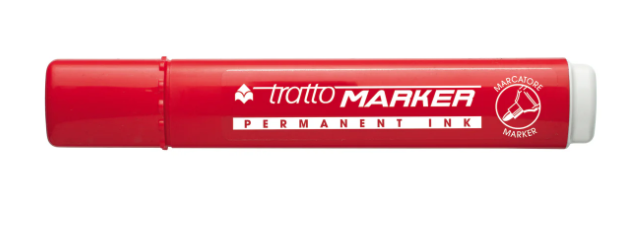 PENNARELLO TRATTO MARKER PUNTA TONDA ROSSO    840102