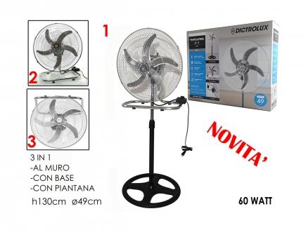 VENTILATORE DA TAVOLO 60W CM.130 D.49   586137