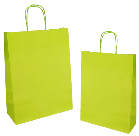 BUSTE SHOPPER 22X10X32 VERDE MELA   SH31147