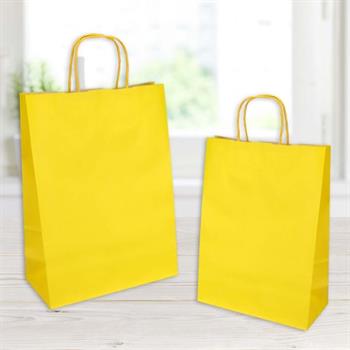 BUSTE SHOPPER JOLLY 22X10X32 GIALLO SH31024