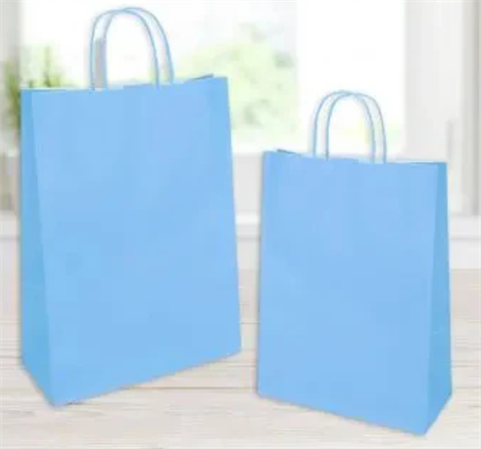 BUSTE SHOPPER JOLLY 22X10X32 CELESTE SH31277