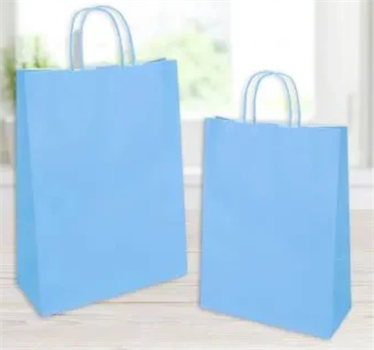 BUSTE SHOPPER JOLLY 22X10X32 CELESTE SH31277