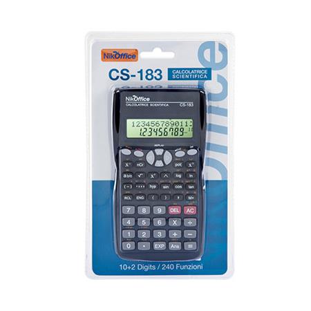CALCOLATRICI SCIENTIFICHE CS-183    08NIK001/BL