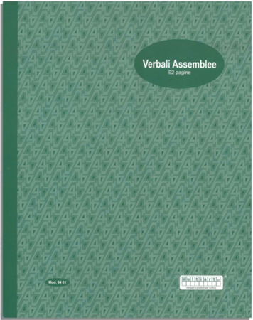 REGISTRO VERBALI ASSEMBLE 92PG      0401