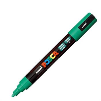 UNI POSCA MARCATORE VERDE SCURO PC-5M