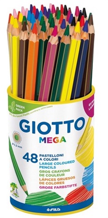 BARATTOLO DA 48 MEGA PASTELLONI GIOTTO 518100