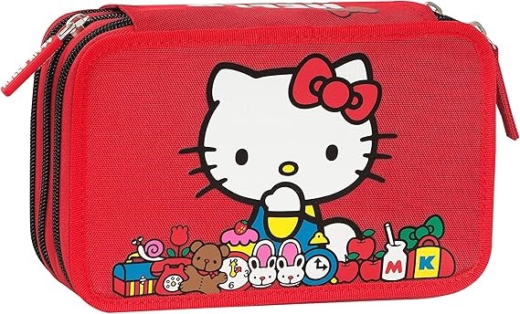 ASTUCCIO 3 ZIP HELLO KITTY          75560