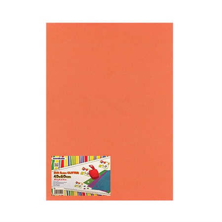FOGLI GOMMA EVA ARANCIO 40X60       23NIK147