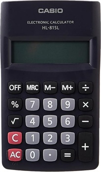 CALCOLATRICE TASCABILE CASIO 8C.HL-815L 22199