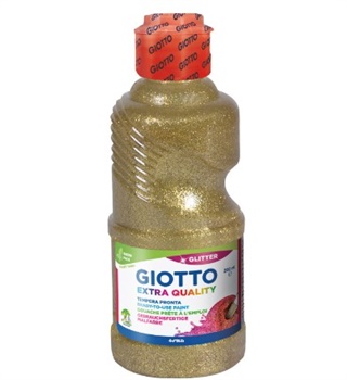 GIOTTO TEMPERA GLITTER 250ML ORO ART.531201
