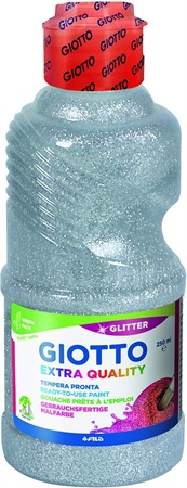 TEMPERA GIOTTO GLITTER 250ML. ARGENTO      531202