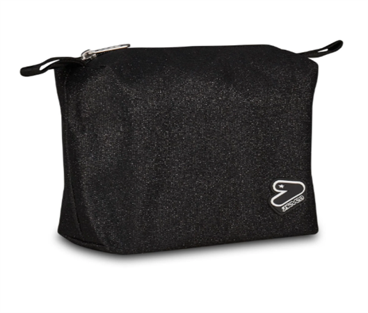 BUSTINA 1 ZIP TROUSSE SHINY TECH NERO   300102594-899