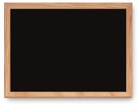 LAVAGNA NERA CON CORNICE IN LEGNO 30X40 LEBEZ 1176