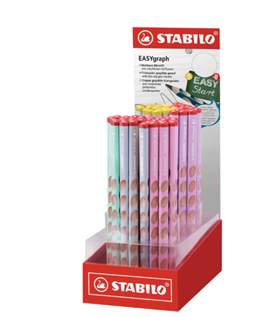 ESP.MATITE STABILO EASY GRAPH PASTEL 60PZ          320/60-4HB