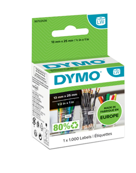 ETICHETTE DYMO MULTIUSO 13X25MM 11353 S0722530