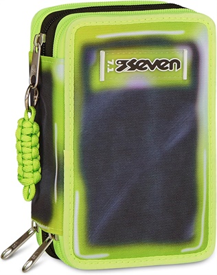 ASTUCCIO SEVEN 3 ZIP SHADOWS OF COLOR VERDE    300102673-208