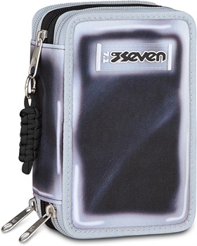 ASTUCCIO SEVEN 3 ZIP SHADOWS OF COLOR GRIGIO    300102673-829