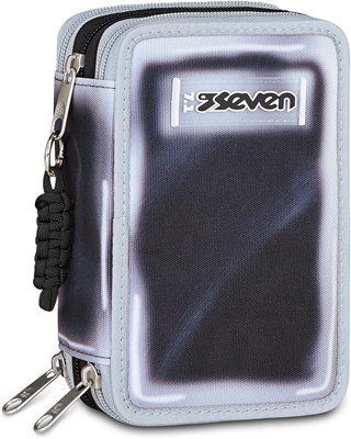ASTUCCIO SEVEN 3 ZIP SHADOWS OF COLOR GRIGIO    300102673-829