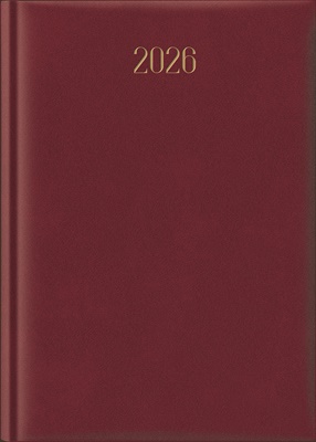 AGENDA TOP QUALITY GIORN.SAB/DOM ABB. 14X20CM ROSSA 9101XMT08 4710