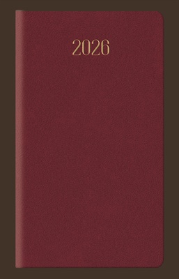 AGENDA TOP QUALITY TASCABILE VERTICALE 8X14CM ROSSA 9261XMT08 4720