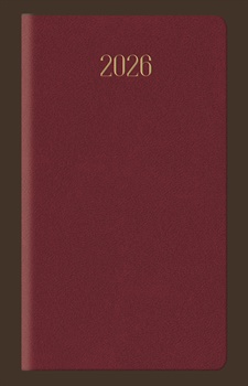 AGENDA TOP QUALITY TASCABILE VERTICALE 8X14CM ROSSA 9261XMT08 4720
